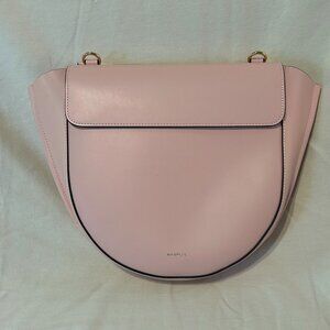 Wandler Hortensia Pink Leather Medium Saddle Bag NWOT